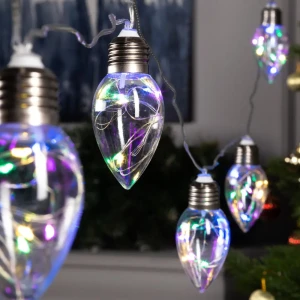 90641808 Электрогирлянда комнатная Luazon lighting 6929849 роса 3 м 80 ламп бесцветный 8 режимов работы STLM-0961804