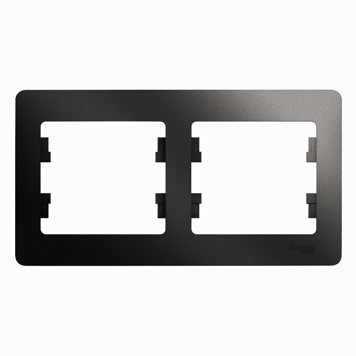 GSL000702 Рамка 2 поста , горизонтальная, антрацит Schneider Electric Glossa 