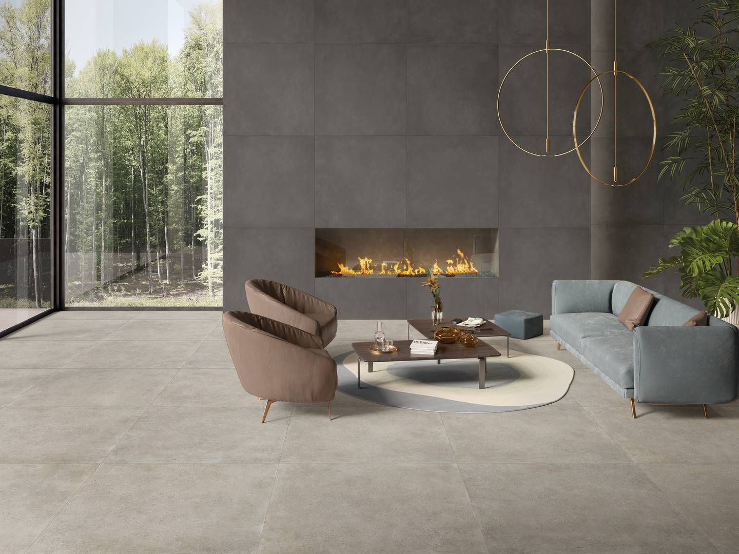 Пол / керамогранит с эффектом цемента CERAMICHE KEOPE район ARCH-00037637