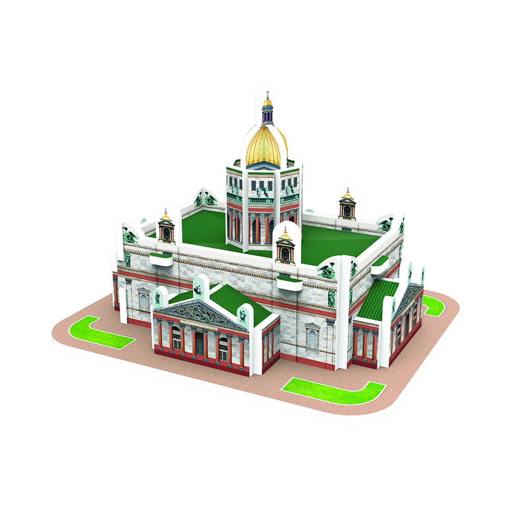 3D Пазл "Две столицы" 17033 Исаакиевский Собор, СПб Не в масштабе IQ 3D sun-id-2094165