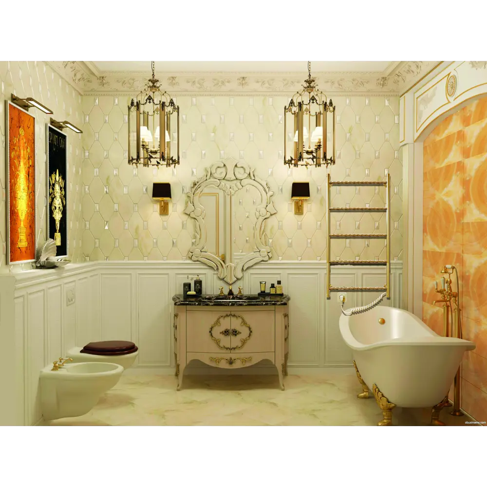 Полотенцесушитель электрический Арго Диана-Э 500x800 мм 60 Вт с терморегулятором лесенка цвет хром STLM-2101835 - Вид №3