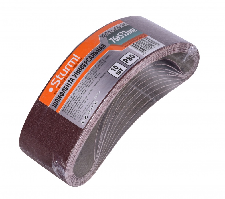 Шлифовальная лента Sturm! 9010-B76x533-080 8114274 STDN-0133447 - Вид №1