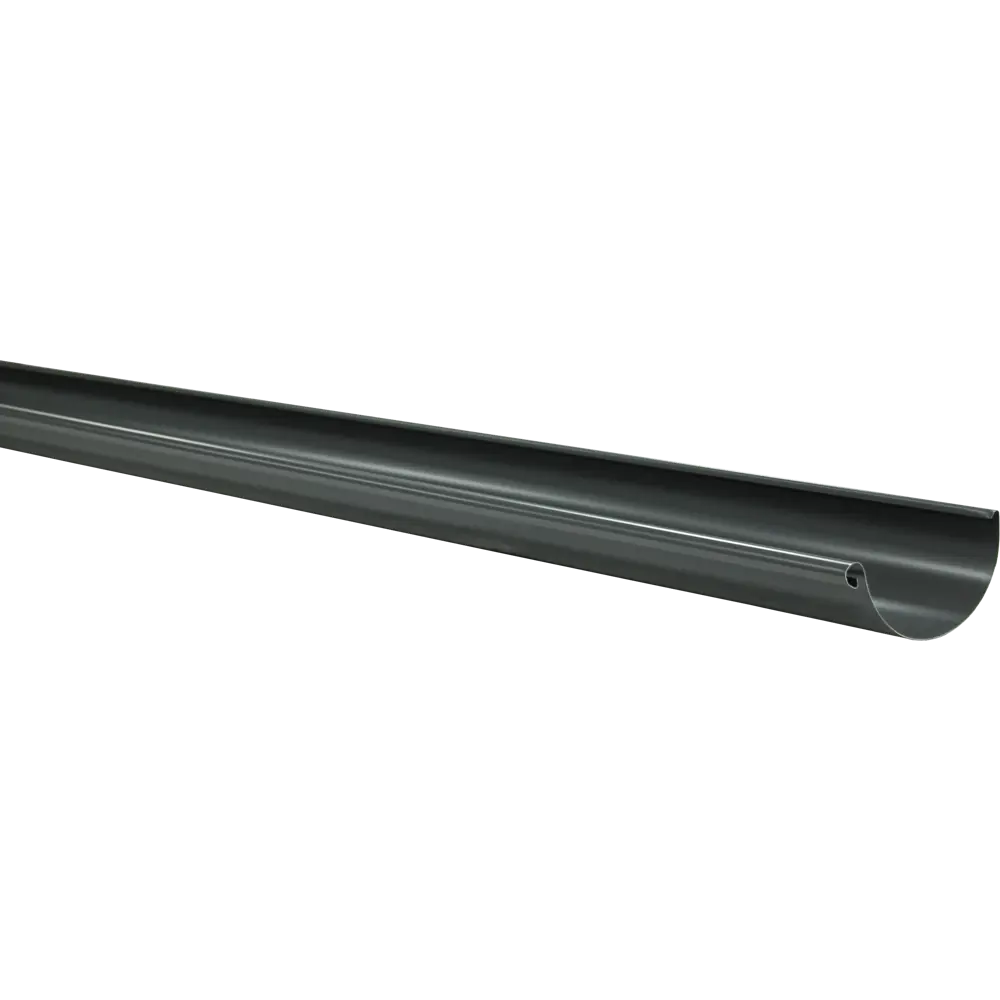 Желоб водосточный GL PE 125 мм 2 м RAL7024 Grand Line STLM-2029666