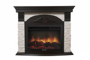 15697005 Портал камень белый, шпон венге Firelight Torre 25S