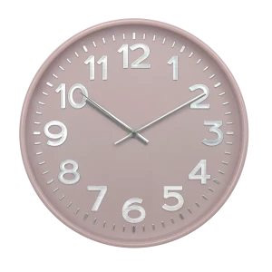 Часы настенные Troykatime ø30 см цвет розовый