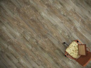 90812813 LVT Плитка FF-WOOD Дуб Фуэго 42 класс толщина 4.5 мм 1.76 м², цена за упаковку STLM-0393848 FINE FLOOR