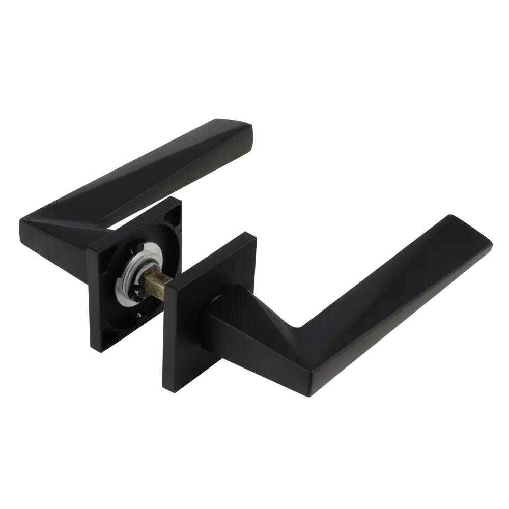 Дверные ручки Edson EDS-135B-Q2 черные для межкомнатных дверей 85170394 STLM-0059391