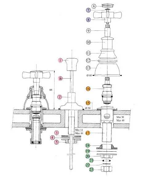 611920YY18 Смеситель Bandini Old England Santreyd - Вид №1