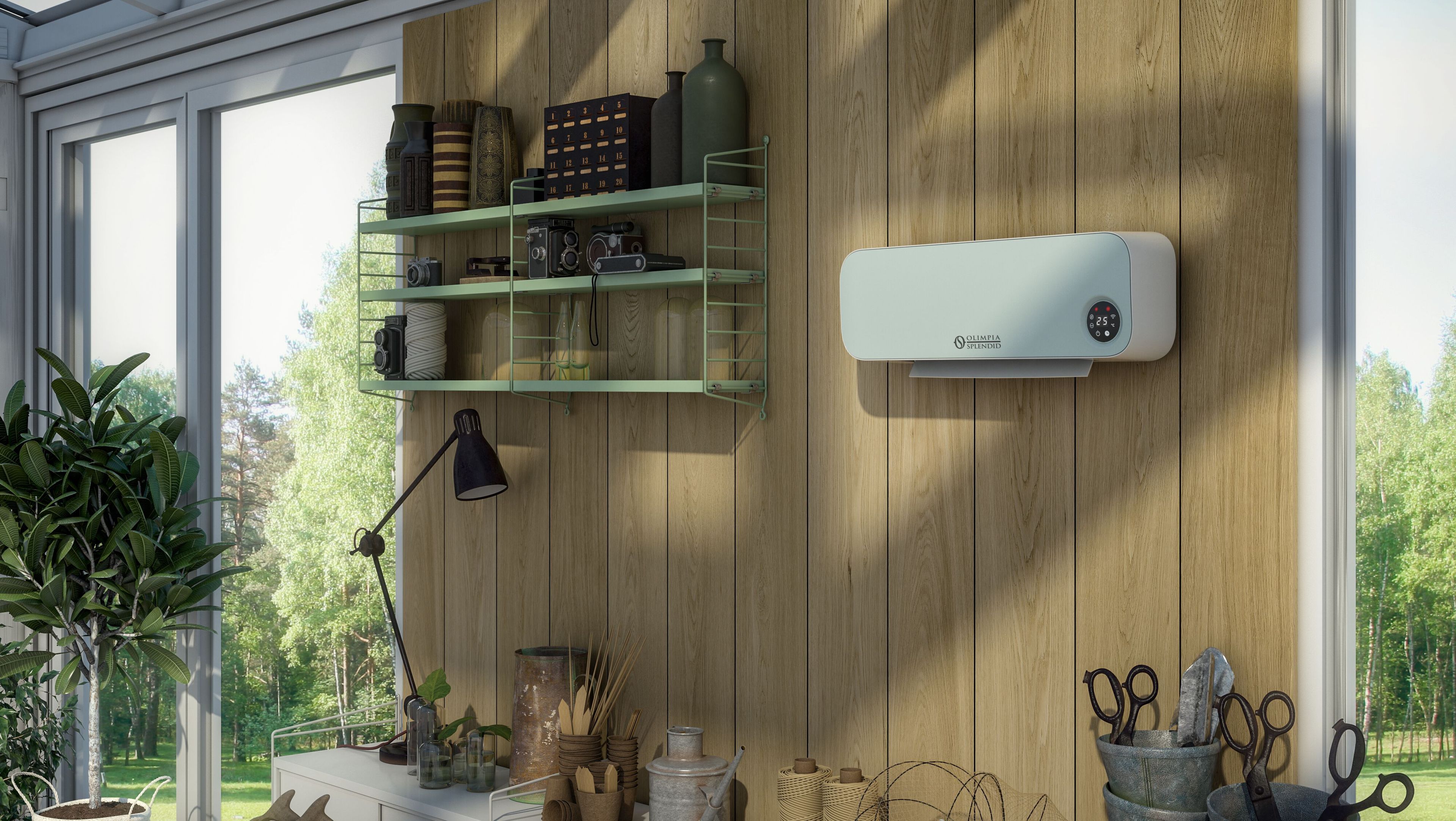 Настенный тепловентилятор OLIMPIA SPLENDID электрические обогреватели ARCH-00125640 - Вид №2