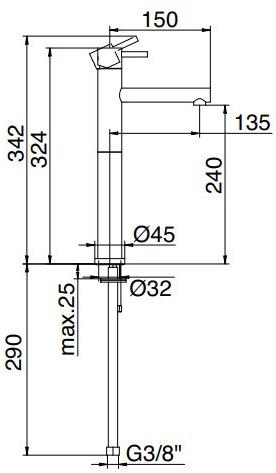 Rubinetterie Treemme Vela  5818  - Вид №2