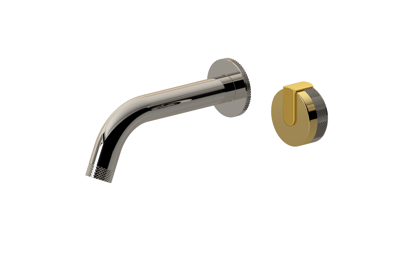 E-11535-R1AU-L1BAU-PN Настенный прогрессивный смеситель скрытого монтажа для раковины GRAFF MOD+