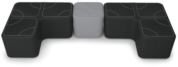 Квадратный пуф с подкладкой Puzzle Santreyd sun-id-1440818 - Вид №4