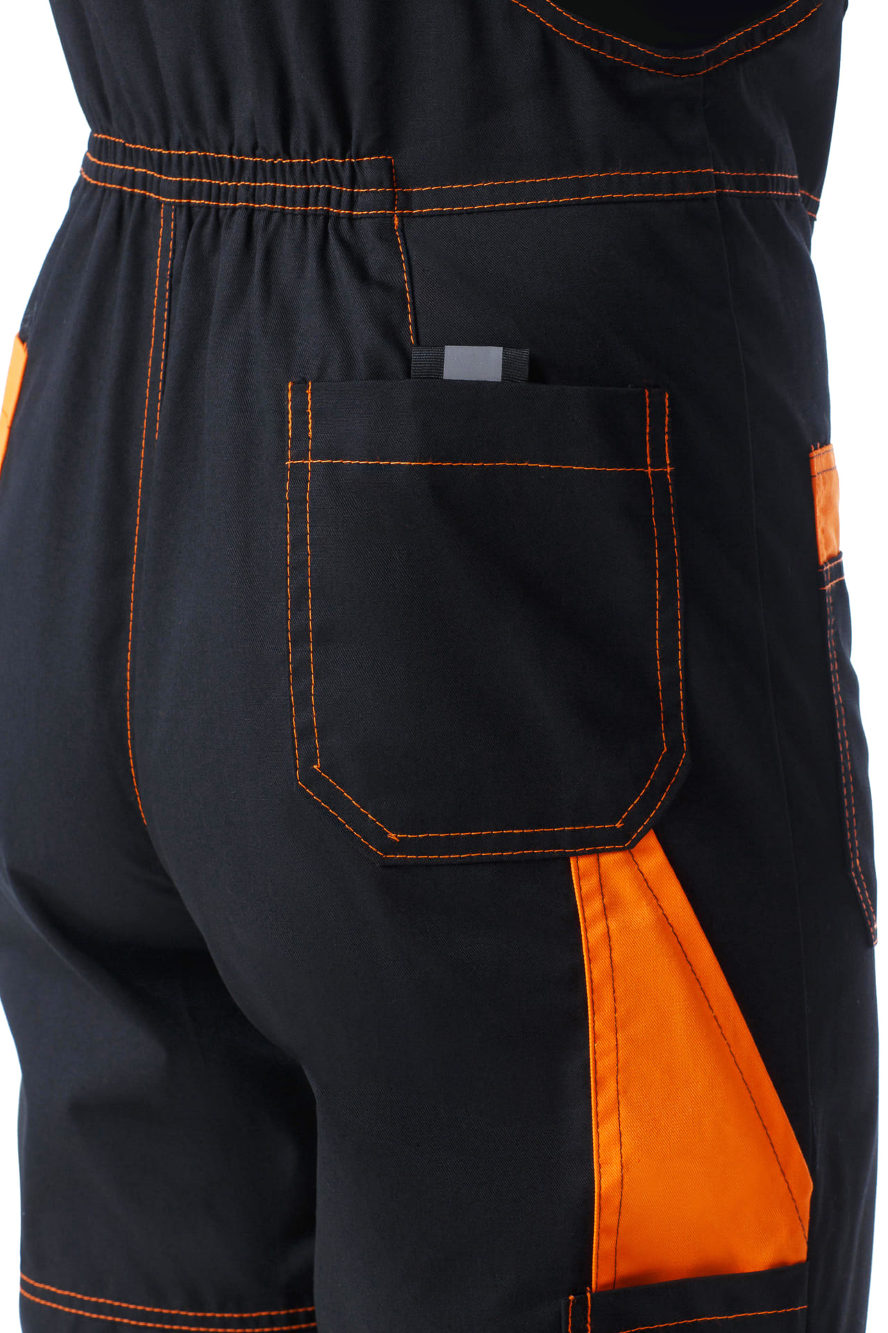 61848 Костюм "Профессионал-2" с СВП черно-оранжевый  Летняя спецодежда  размер 60-62/182-188  - Вид №11