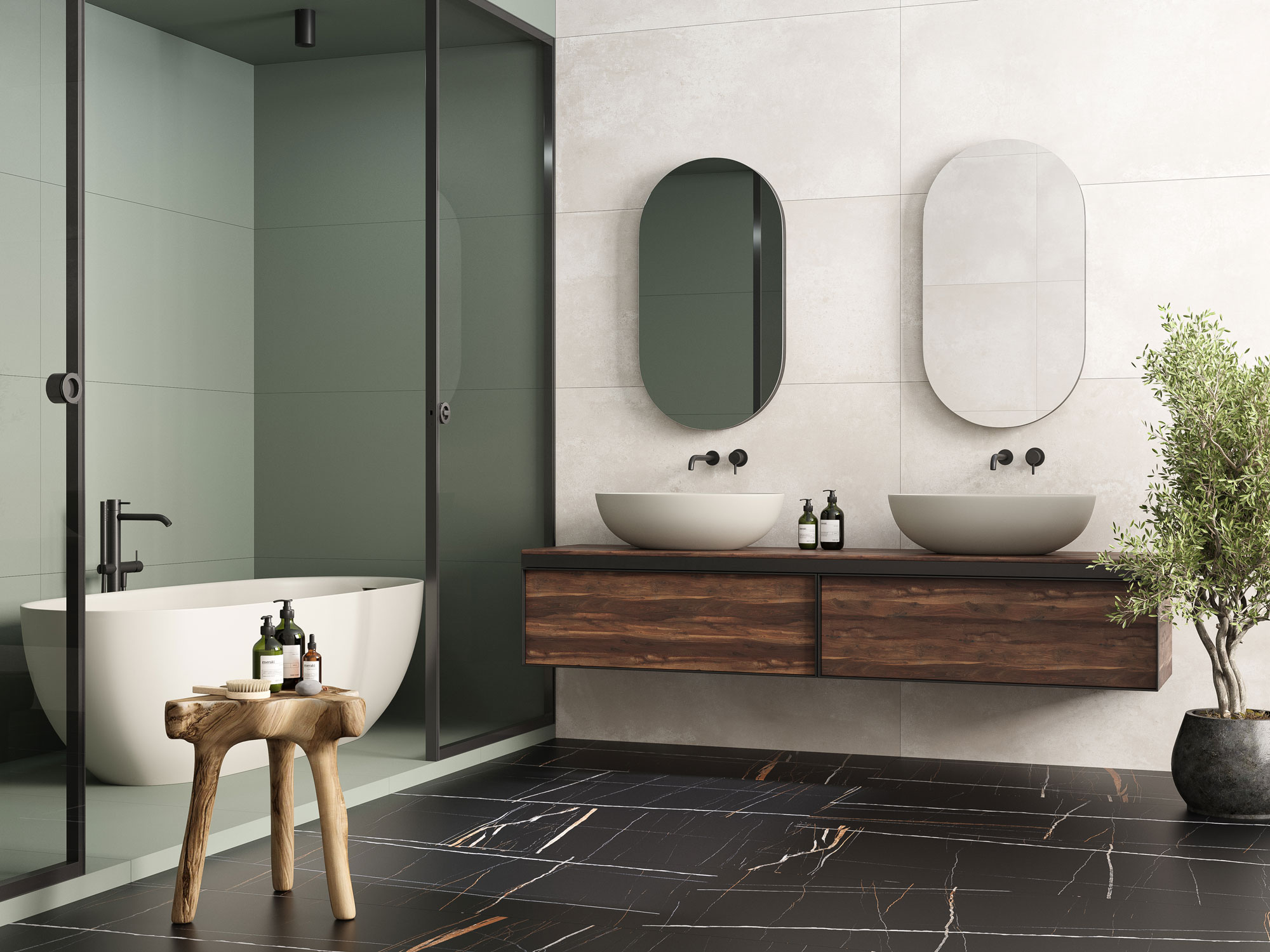 Элегантный керамогранит Staro Slim Marbles – изысканность в каждом сантиметре STP-ST310 INCOLOR - Вид №3