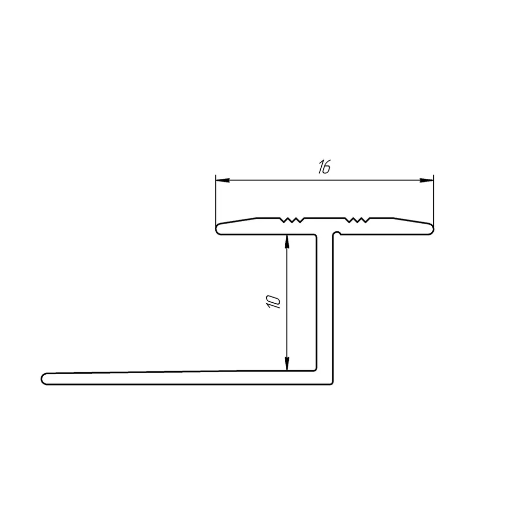 Уголок гибкий Alprofi 15x250 см цвет золото STLM-2003878 - Вид №2