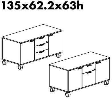 Bralco Офисный шкаф из акрила Jet evo sun-id-1378642 - Вид №2