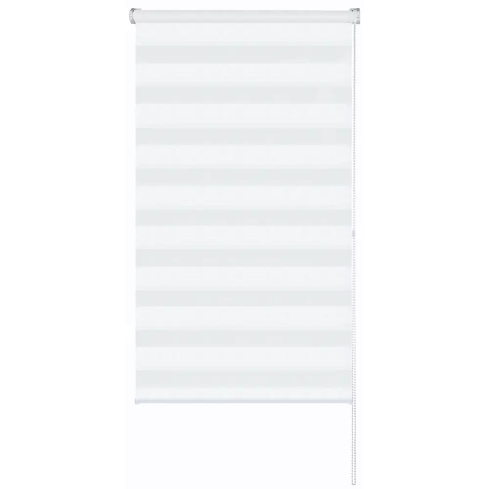 Рулонная штора день-ночь MIAMOZA Москва 160×175 см белая 89411428 STLM-1573458