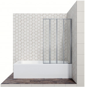 Шторка для ванны Ambassador Bath Screens 16041110R (900x1400), 1 место