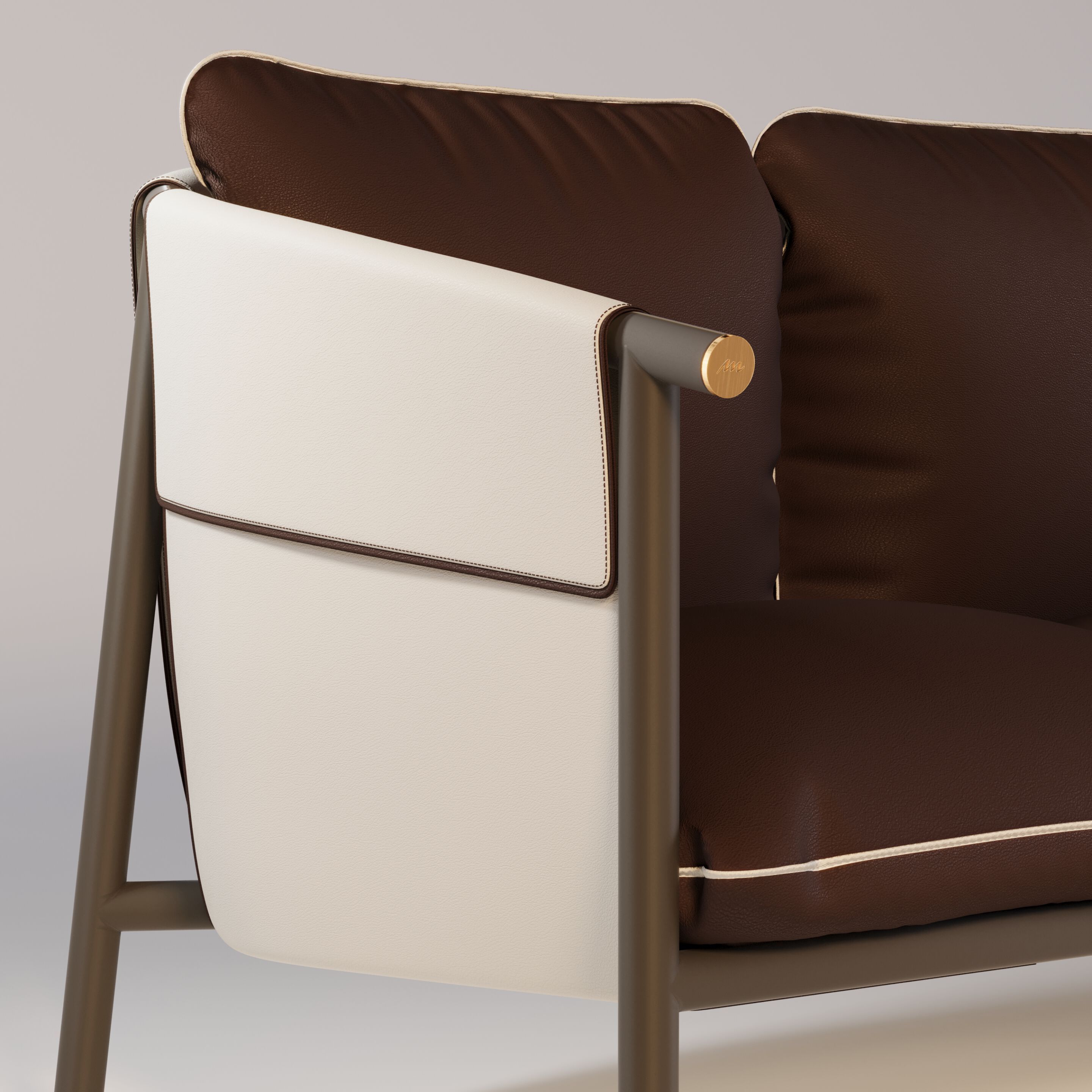 3-местный тканевый садовый диван Myface Селин ARCH-00066597 - Вид №3