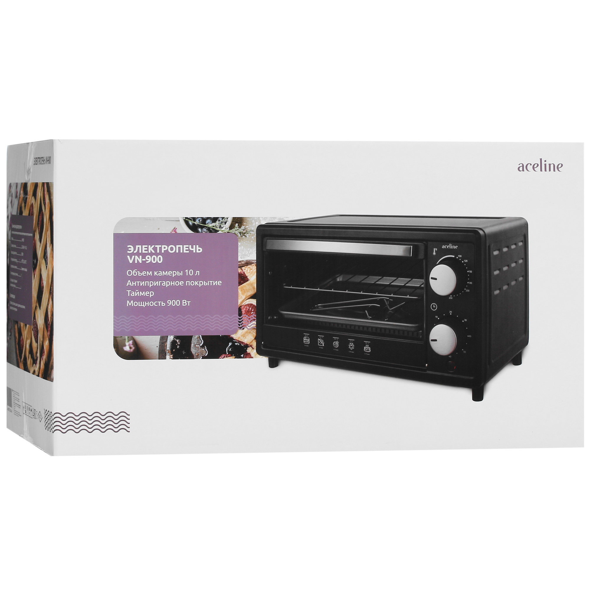 5416490 Мини-печь Aceline VN-900 черный STDN-0011513 - Вид №9