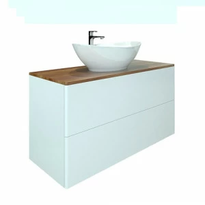 Orange Ot-100TuWOOD+G56 Тумба подвесная Otto c раковиной Гамма 560 Белый