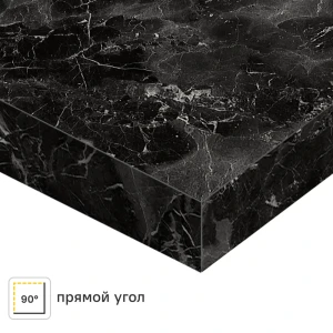 Столешница кухонная Кунгур 120x60x3.8 см KONSENSA ДСП цвет черный