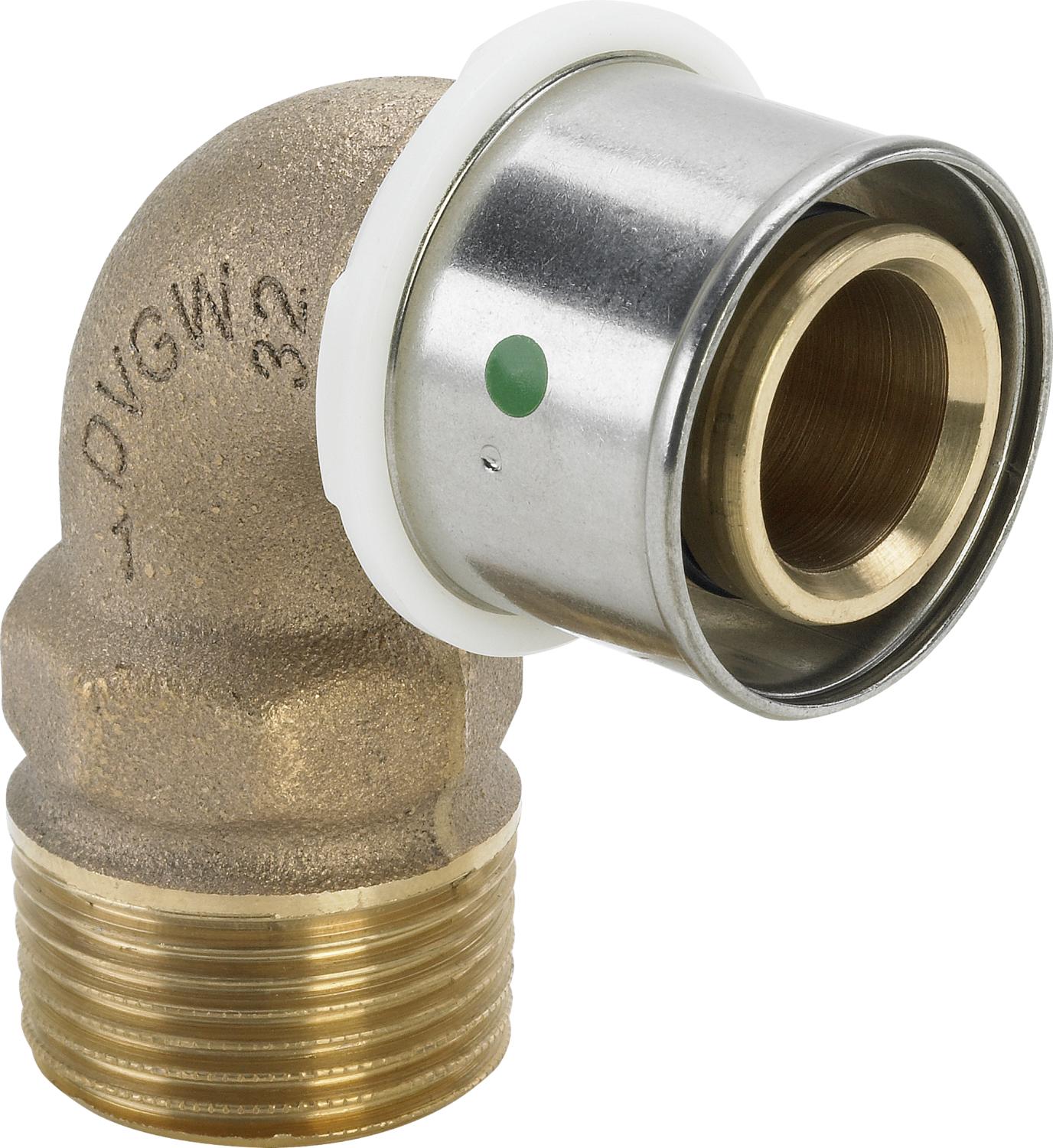 Viega Угольник переходной 90° 2714 (589424) 589 424