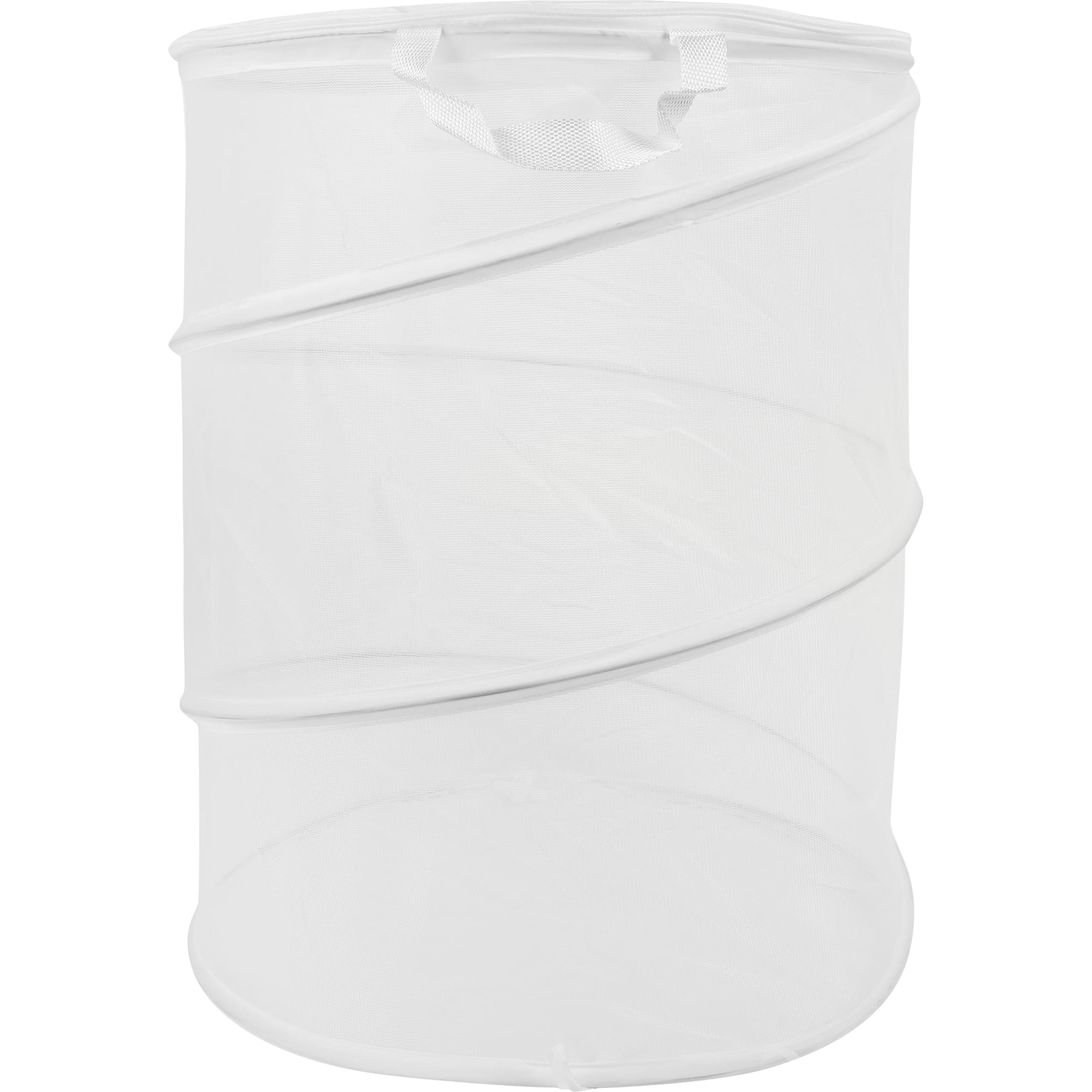 82769471 Корзина складная 45х50 см 80 л с ручками, цвет белый MESH Santreyd - Вид №2