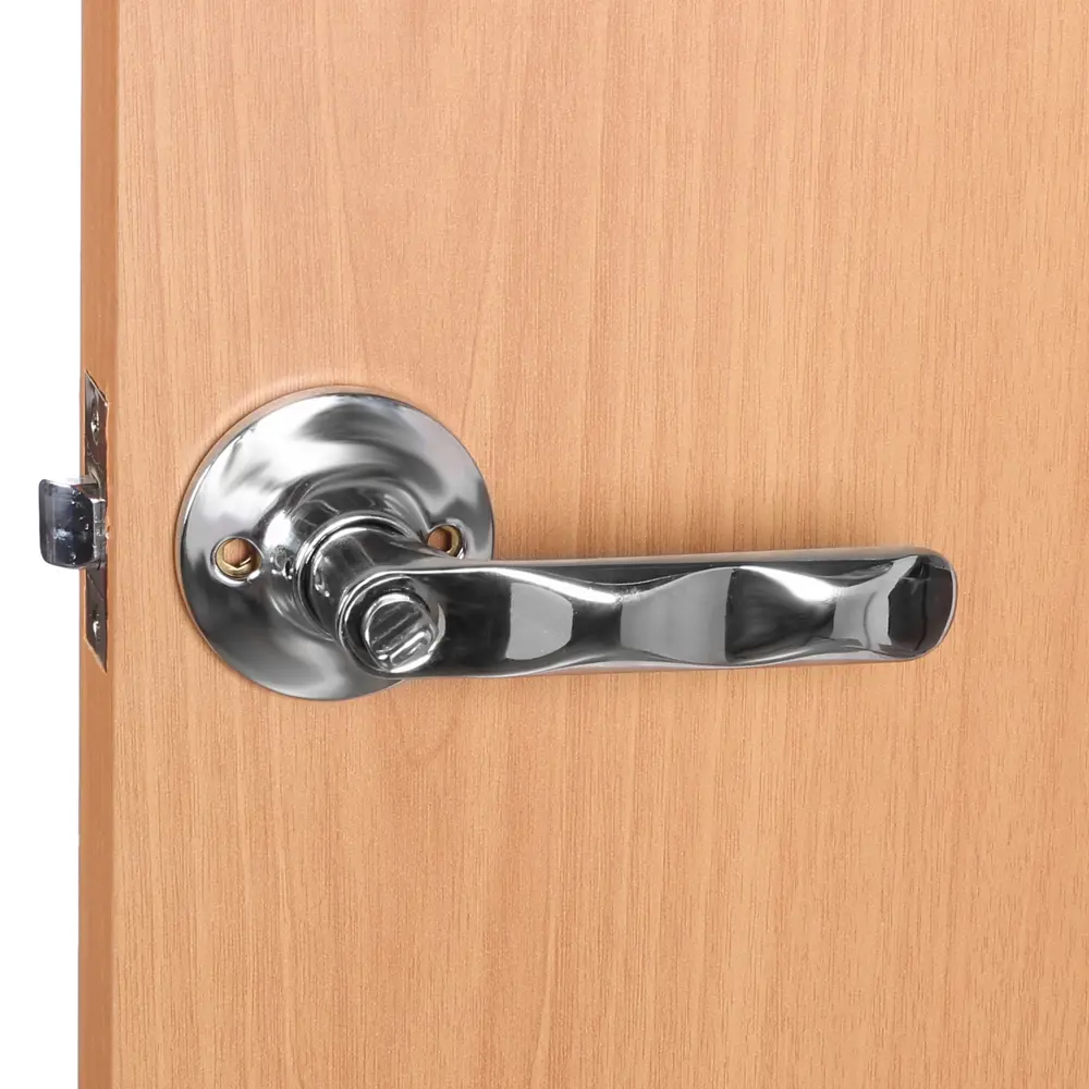 Ручка-защелка 624/ BL Cp-ET с ключом цвет хром FUARO STLM-2208347 - Вид №5