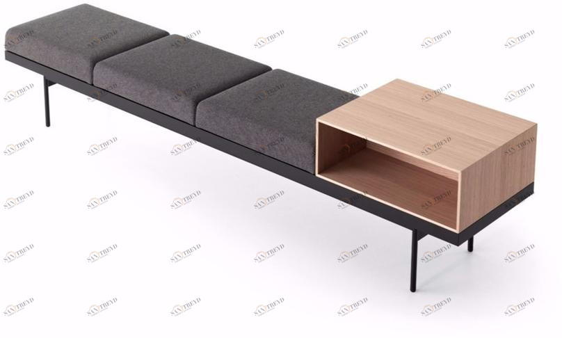 Caccaro Скамейка из ткани Brick sun-id-1479406