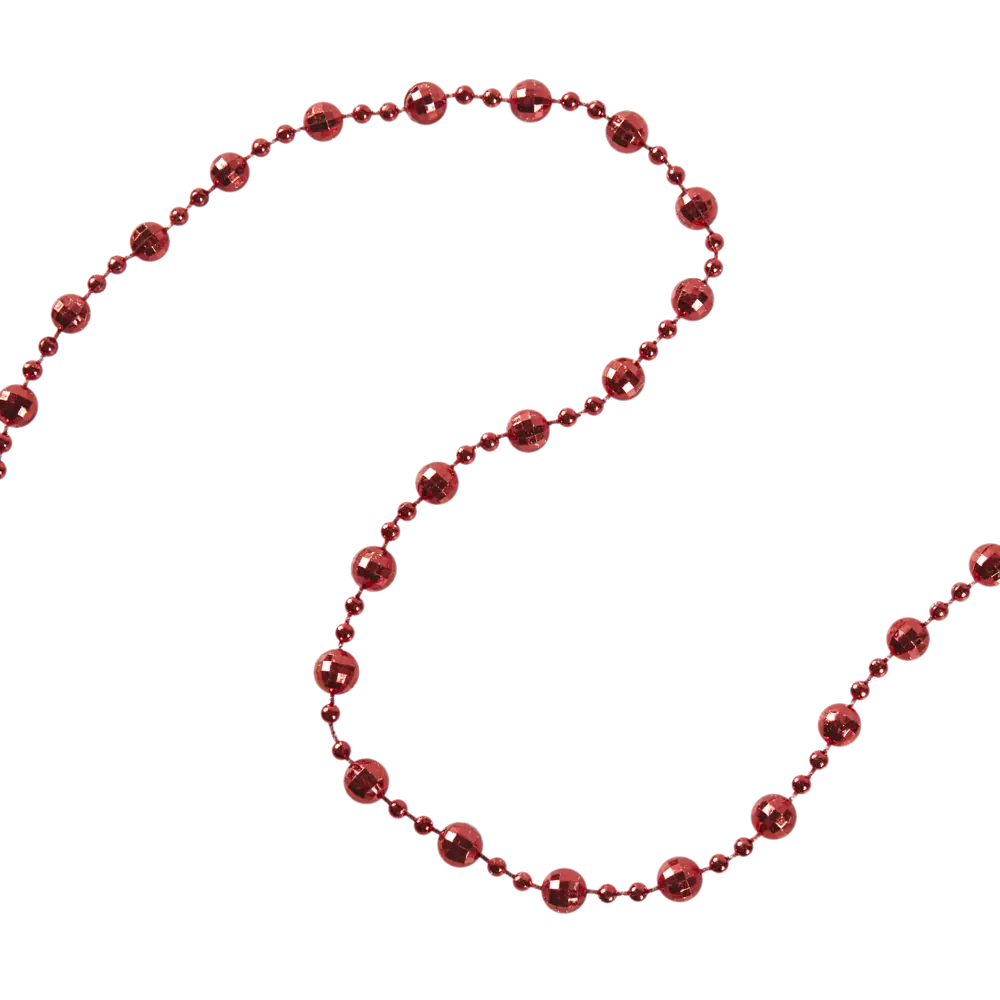 82195966 Гирлянда «Бусы» 270 см цвет красный STLM-0966330 Santreyd 