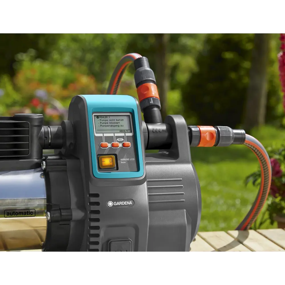 Насос садовый поверхностный Gardena 6000/6 LCD inox STLM-2137871 - Вид №13