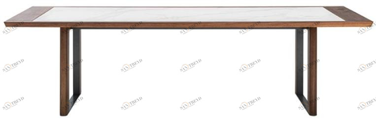 HC28 Cosmo Прямоугольный обеденный стол из камня Plegat Lx05