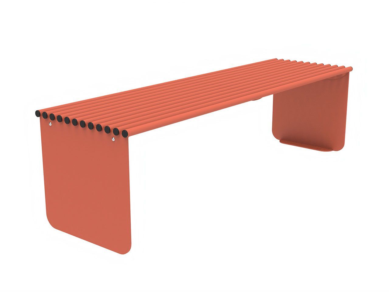 Скамейка из листового металла и труб Lazzari весна ARCH-00019520 - Вид №3