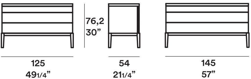 JESSE Деревянный лакированный комод De ville sun-id-1427811 - Вид №2