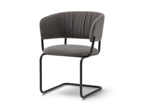 Тканевый консольный стул с подлокотниками