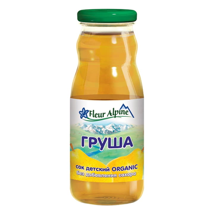 Сок детский Грушевый с 4 месяцев Fleur Alpine 200 мл Santreyd 15766 - Вид №1