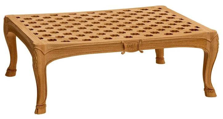 ASTELLO Садовый пуф из тика Fleur de lys sun-id-1465861 - Вид №6