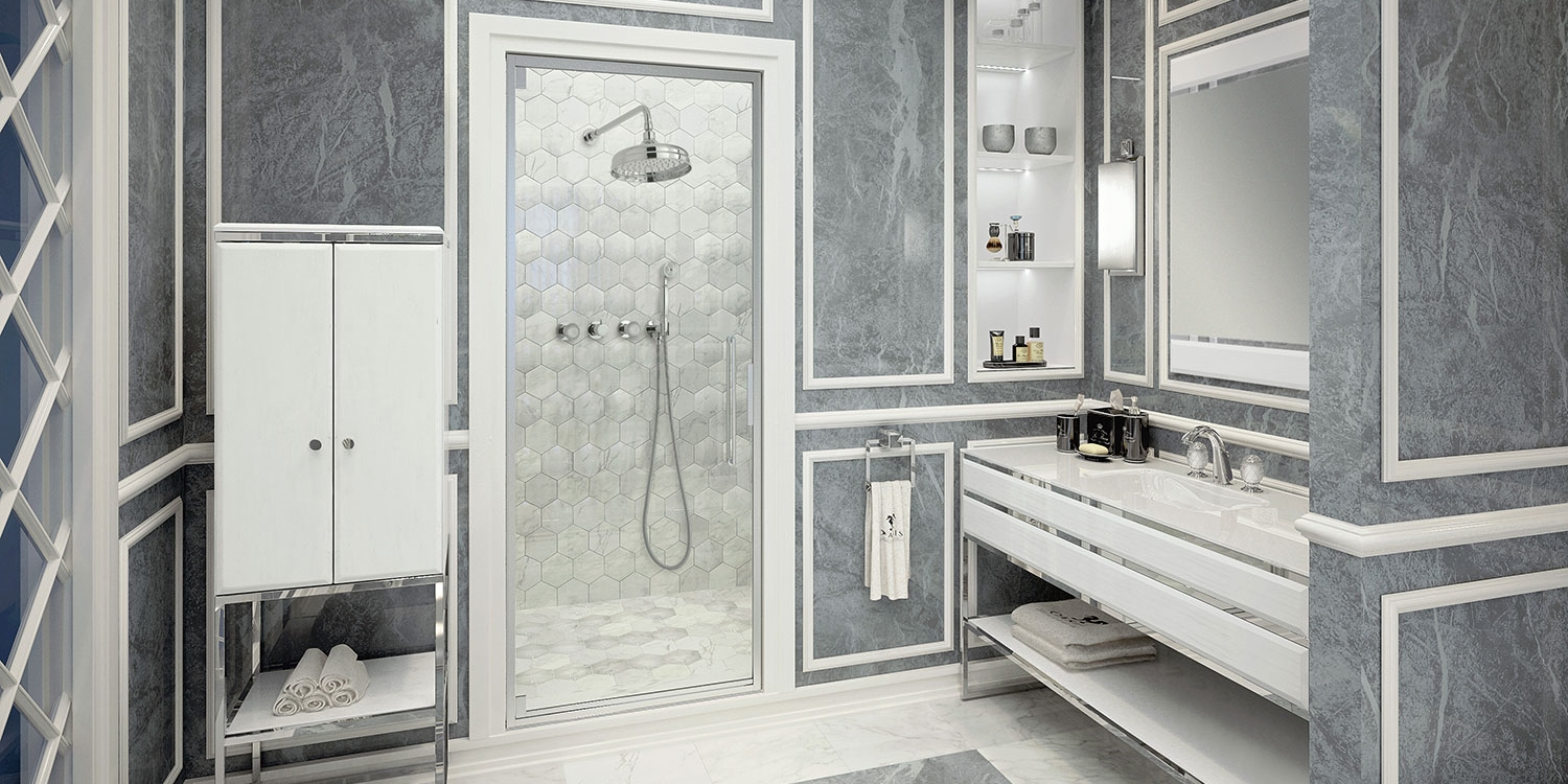 Комплект мебели для ванной A3 OASIS Аcademy OASIS BATHROOM Luxury Academy - Вид №1