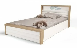 Кровать ABC-KING 190х120 №6MIX OCEAN №6 с под.мех и мяг.изнож) (голубой)