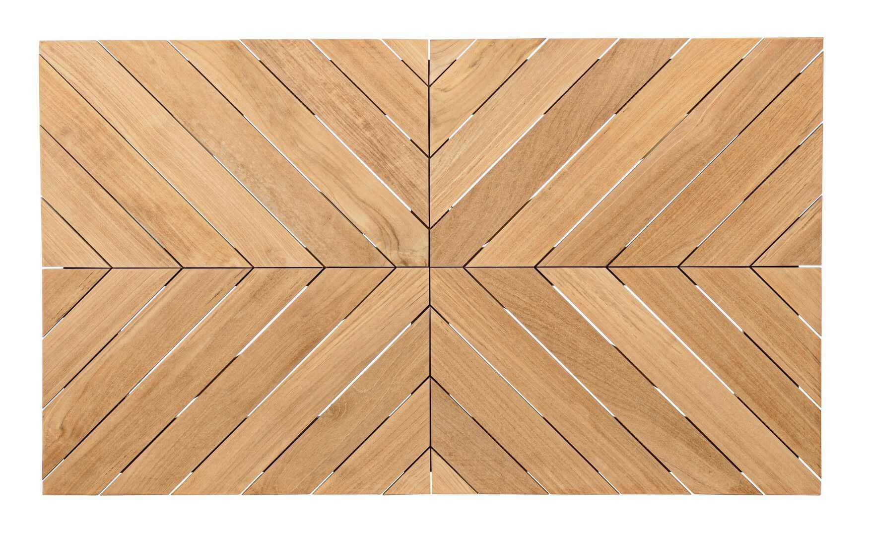 Прямоугольный садовый стол из тикового дерева BIZZOTTO Coachella ARCH-00001764 - Вид №7