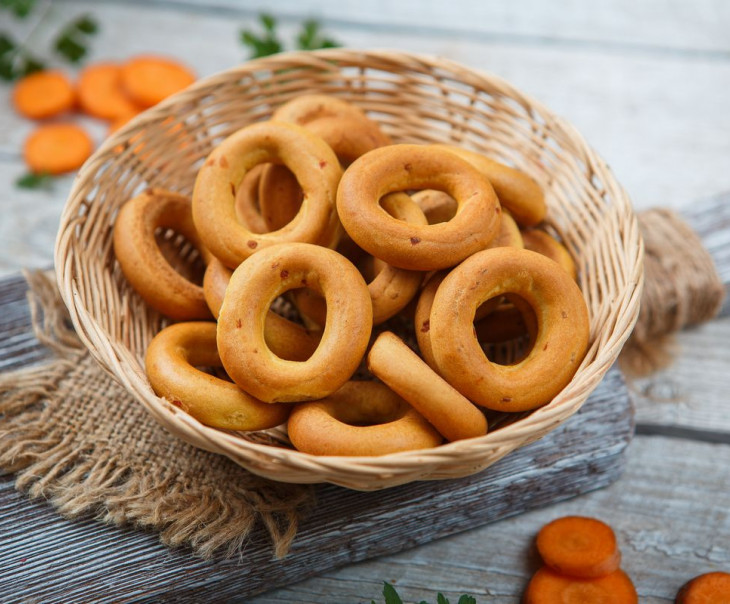 2079 Сушка морковная цельнозерновая на закваске Вкусляндия  - Вид №1