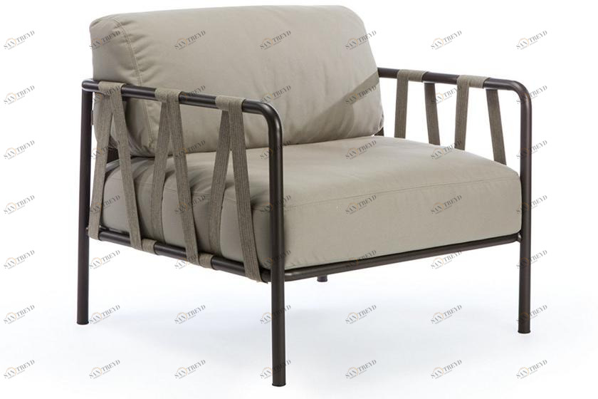 Vermobil Садовое кресло из акриловой ткани с подлокотниками Miami Mi669