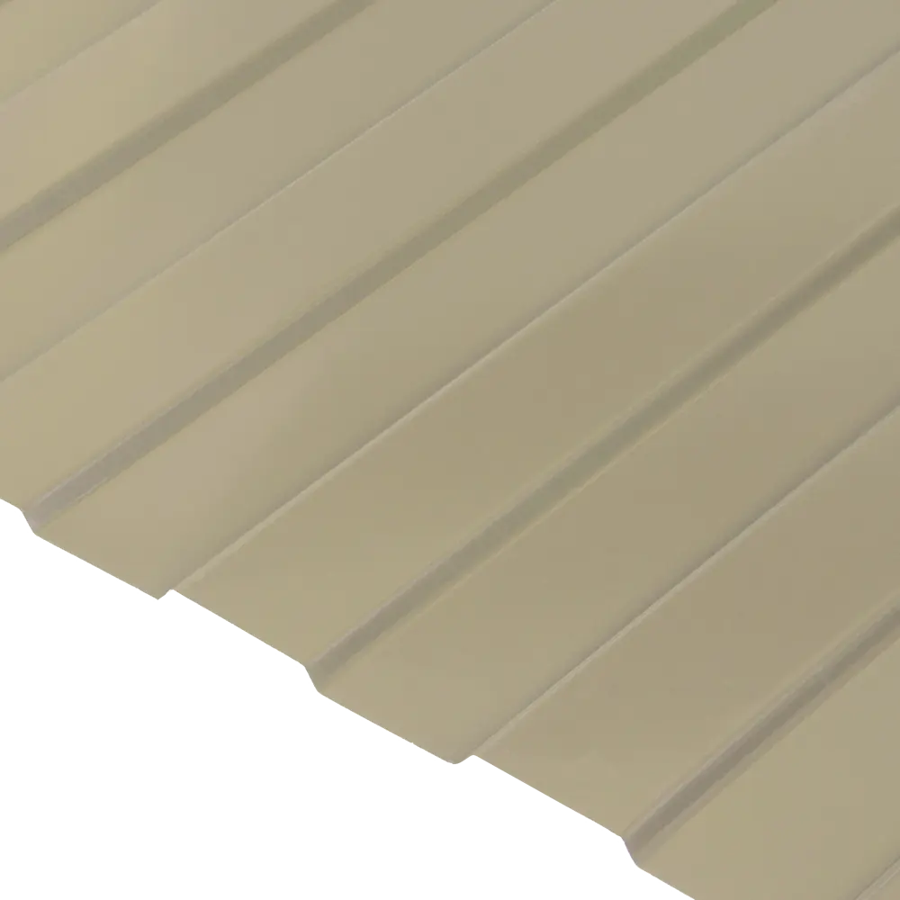 Santreyd Профнастил С8 для заборов и фасадов бежевый 2000x1185 мм 85538081