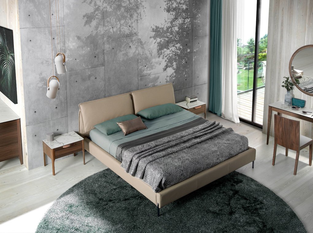 Кровать B610-GRAN от Angel Cerda ANGEL CERDA ДИЗАЙНЕРСКИЕ 321347 Серый  - Вид №2