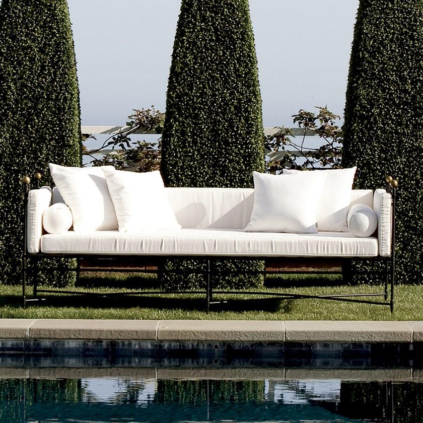 JANUS et Cie Садовый диван 3 мест из нержавеющей стали Amalfi sun-id-1401710 - Вид №4