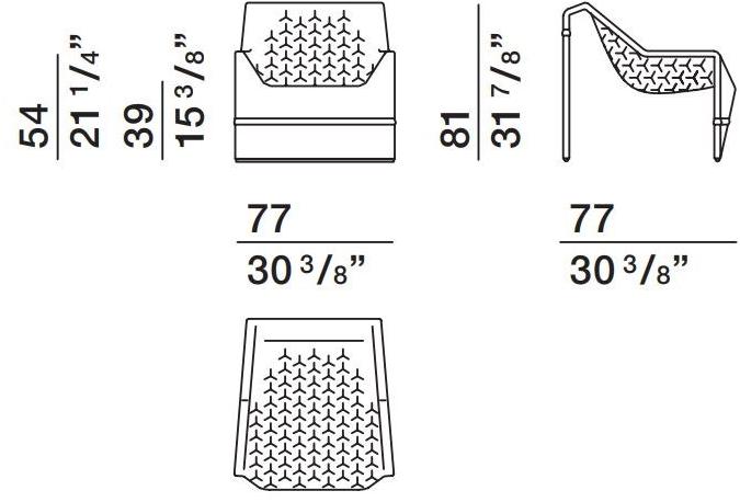 Molteni & C. Кожаное кресло Relax с подставкой для ног Skin sun-id-1488116 - Вид №3
