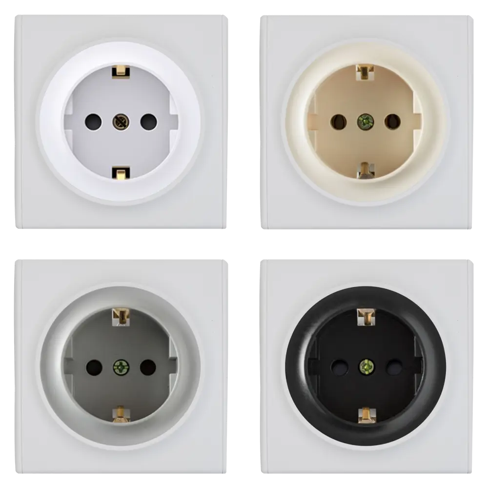 Рамка для розеток и выключателей Onekey Florence 1 пост, цвет белый ONEKEYELECTRO STLM-2072579 - Вид №1