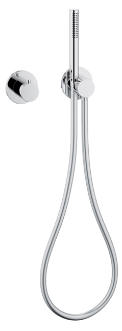 59607010001 Душевой Kомплект 12 / Tермостат на 2 потребителя / с круглыми розетками KEUCO IXMO Sets - Вид №1