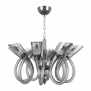 Люстра дизайнерская Name хром серая 892087 LIGHTSTAR ДИЗАЙНЕРСКИЕ, STELLA 056314 Хром